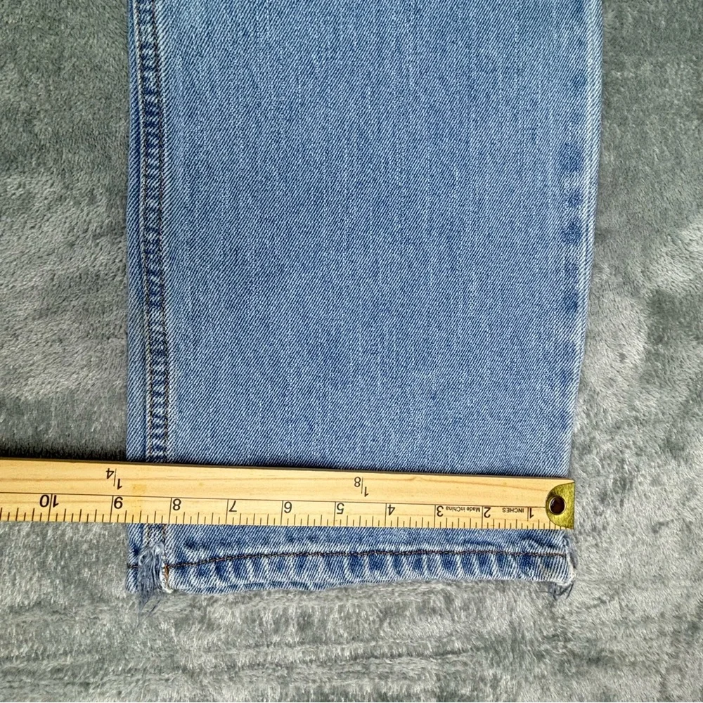 Levi's 505 Jeans Mens 36x34‎ Blue Light Wash Y2K Vintage Denim Regular Straight
